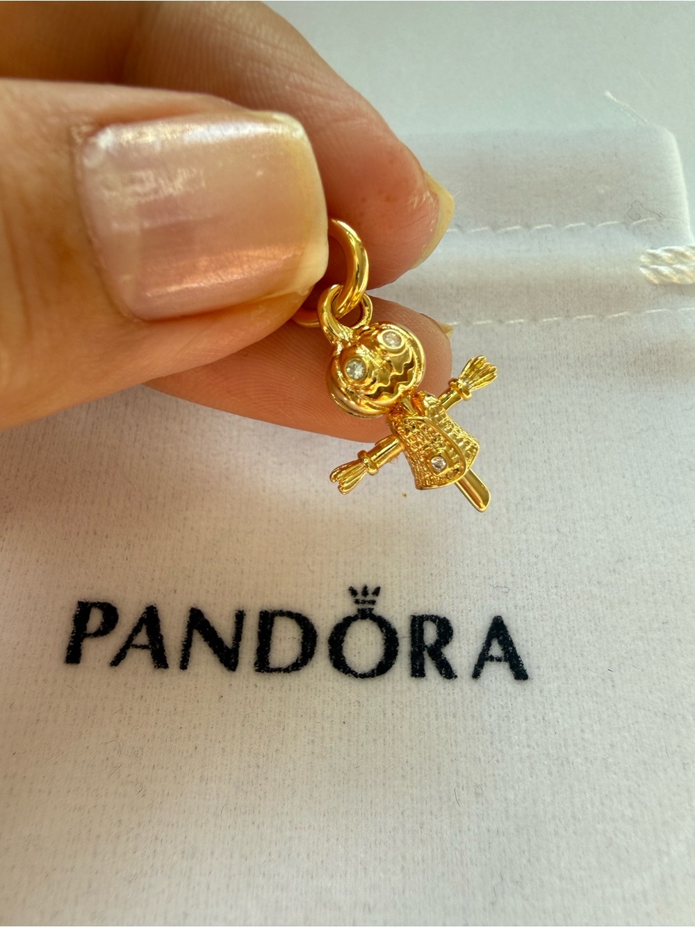 Pumpkin Scarecrow Dangle Charm
14k gold plating NEW WITHOUT BAG! - Picture 2 of 5
